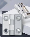 Rotating Concealed Door Hinges 1 Pack, Zinc Alloy Butt Hinge With 40mm 50mm 60mm Options, Silver Aluminum Finish