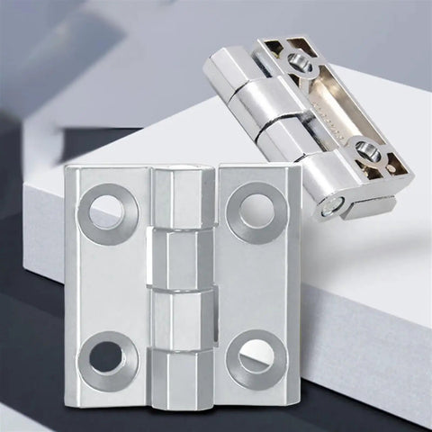 Rotating Concealed Door Hinges 1 Pack, Zinc Alloy Butt Hinge With 40mm 50mm 60mm Options, Silver Aluminum Finish