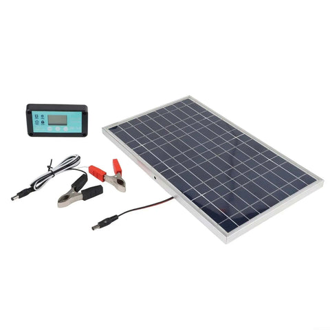High Efficiency 100W Solar Panel Kit With Anti Corrosive Aluminum Frame And IP67 Weatherproof Junction Box Built For RVs Off Grid Systems And Outdoor Installations 12V And 24V Charging Compatible