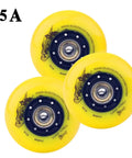 Inline Skate Wheels 85A 72mm And 76mm Set For Outdoors And Indoors Tough As Nails PU Wheels With Smooth Bearings Luggage Replacement