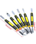 Six Piece Mini Crowbar Set For Electronics Repair Go To Tools With Double Head Disassembly And Non Slip ABS Handles Alloy Steel Construction