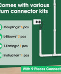 Cord Hider Kit 110 Inch Self Adhesive Wall Cable Covers for Wires Paintable and Easy Install DIY Friendly includes connectors