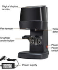 Auto Filling Electric Coffee Tamper 58 Mm Espresso Press Tool with digital display and portafilter holder for easy use.