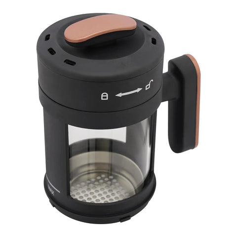 Electric Coffee Bean Roaster Machine For Home Kitchen Using 1500W Motor And Quick Heat Function visible from top with handle