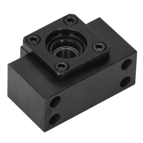 Heavy Duty Carbon Steel Ballscrew End Support for SFU1605 SFU1204 CNC Router with Built In Deep Groove Bearing and Lock Nut