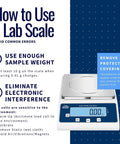 Ultra Precise Digital Scale With 2000g Capacity And 0.01g Resolution For Lab Jewelry And Business Use displaying 0.00 on LCD screen