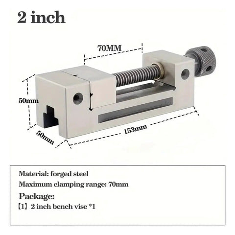 Precision Right Angle Vise Built Tough With Quenched Steel For Cnc And Grinding Work Clamps 2 inch forged steel construction.