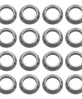 Rugged Steel Cone Spacers For Rod Ends And Heim Joints Five Eighths Inch Misalignment Tapered Spacers For Suspension Steering Linkage And Shock Mounts Zinc Plated Pack Of Sixteen, 16 steel spacers shown