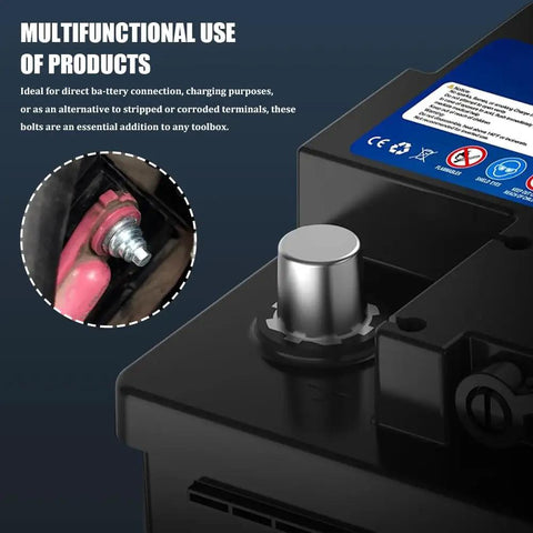 Tough As Nails Oem Style Car Battery Terminal Bolts 3/8 16 Thread Short Stud Extender For Chevy Silverado Express Impala on battery.