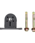 Heavy Duty Silent Fixed Pulley With Double Bearing And Stainless Steel Wire Rope Block for mounting with bolts and nuts.