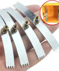 Two Hundred Piece Drywall Anchor Repair Kit For 86 Type Switch Boxes And Loose Wall Sockets With Heavy Duty Metal Clips Serrated Anti Slip Locking And Adjustable Telescopic Design For Easy No Fuss Mounts In Tight Spaces, metal clips