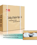 4 Core Radiator Replacement For Farm Tractor Aluminum Cooling Heavy Duty Upgrade Core 19.75 W X 15.94 H packaging box