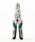 Sumsoctober 18in1 Folding Wire Stripper Crimping Pliers Chrome Vanadium Steel with durable handle for efficient electrical work.