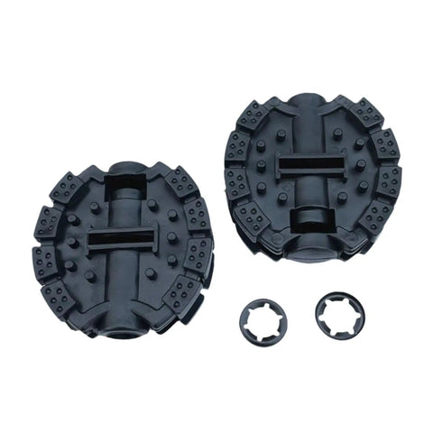 Two Pack Kid Friendly Tricycle Pedals Replacement Set For 1.25cm Rod Rubber Bicycle Pedals For Children Durable Outdoor Cycling Accessories Easy Install Ideal Spare Pedals For Trikes And Small Bikes