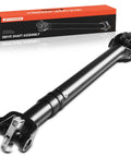 Beefed Up Front Driveshaft Assembly For Jeep Cherokee Comanche Wagoneer 1987-2001 4WD with automatic transmission, heavy-duty steel construction.