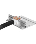 Badass Aluminum Router Lift System Kit With Smooth 180 Degree Rotation For Woodworking Enthusiasts And Inverted Routing Projects featuring a detailed view of the aluminum lift plate.