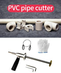 Heavy Duty Inside Pipe Cutter Kit For PVC Plumbing Easy Inside Cut Tool Set Pro Grade With Grinding Wheel
