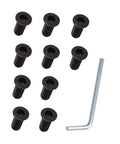 10 Piece M5 Handlebar Hex Screws With Wrench For Electric Scooters And Skateboards, Durable Ride Ready Gear, Easy Install