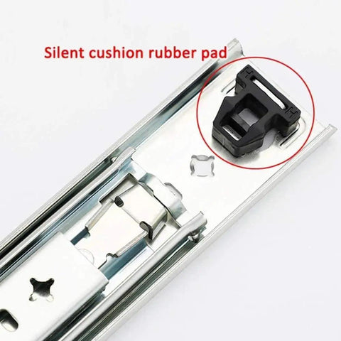 Heavy Duty Side Mount Drawer Slides With Lock Full Extension Cabinet Runners 120Kg Load Rating Slick Ball Bearing Glide Built Tough Cold Rolled Steel For Big 48 Inch Drawers Project