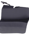 Beefed-Up Front Tow Hook Cover for Infiniti QX60 2016-2020 made of durable ABS with easy snap-in installation, angled view.