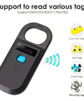 Pet Microchip Scanner 134.2KHz and 125KHz EMID FDX-B ISO 11784 Or 11785 Reader with OLED display and tag examples