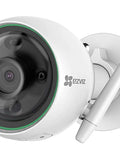 Outdoor Security Cam With Color Night Vision, AI Person Detection, 1080P, H.265, IP67 Waterproof, Custom Detection Zones, mountable