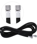 Quality EVA Airbrush Hose 1.8m Connects Air Compressor To Paint Sprayer Nail Art Tool With 1 8 Inch Female Fittings For Pros Wantin Real Durability And Zero Leaks While Painting Models Or Crafts Without Stopping Mid Project Due To Equipment Failure. Black braided airbrush hose, 1.8m, with metal female fittings