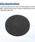 Round Graphite Block Disk Ingot For Melting And Electrolysis High Purity Graphite Electrode Plate Sheet 60x5mm Pack Of 2 Black