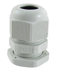 White Plastic PG11 Waterproof Cable Gland Connectors 10 Pack, IP67 Weatherproof Sealing Grommets for Outdoor and Industrial Wiring