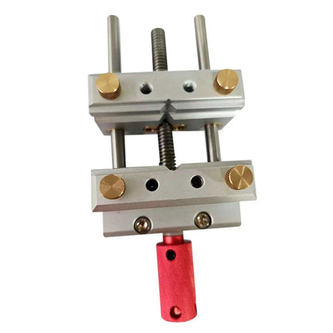 Compact Aluminum Bench Vise With Rotating Base, Precision Machined Jewelry Clamp For Metalworking And Workshop Projects