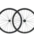 Rad Carbon Road Wheelset 700c Clincher Ride Ready 38mm Deep 23mm Wide Center Lock Thru Axle Toray T700 Matte 3K Pair