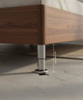Stainless Steel Adjustable Furniture Leg, 4.7 Inch Height, 2 By 2 Inch Base, Level Sofas Cabinets And Beds On Uneven Floors, Wobble Free