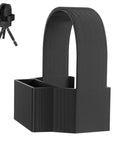 Ultra Stable Power Bank Mount For Seestar S50 Telescope With Tangle Free Cord Management in black PETG material