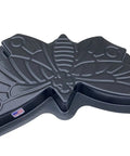 Black plastic butterfly stepping stone mold for concrete and cement DIY walkway stones reusable garden path mold