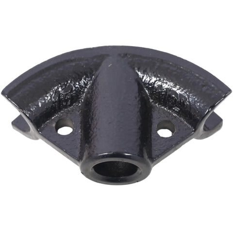 Close-up of die for 16 Ton Manual Hydraulic Pipe Bender with Eight Dies for One Half to Three Inch Pipes, gray steel