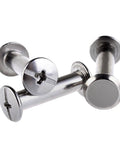 Premium 304 Stainless Steel Screw Binding Rivets Book Kit 4mm 5mm flat head rivets for albums and crafts.