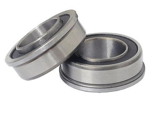 10 Pcs Flanged Deep Groove Ball Bearings 20x35x11mm F6003 20 2RS ABEC 3 Heavy Duty Double Sealed Steel Bearings For Household Appliances Garden Machinery Outdoor Equipment Tools, two bearings