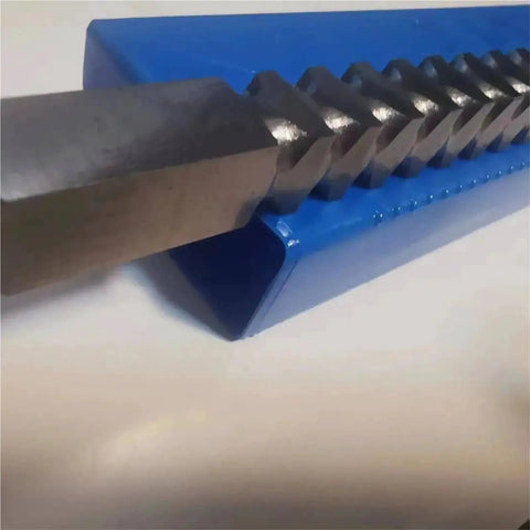 Square Push Type 14mm Broach Cutter HSS Cutting Tool for CNC Milling Machines in blue case, metalworking