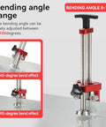 Sheet Metal Roller Bender One Station With 0 To 100 Degree Bending Range And 7mm To 130mm Capacity Disk Tool Displaying Bending Angles