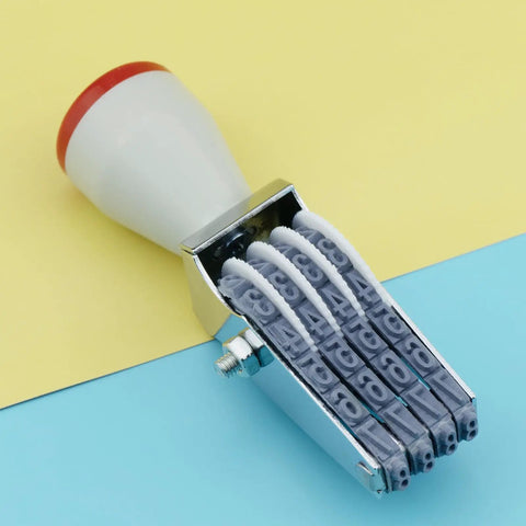 Durable 4 Digit Number Roller Stamp Is A Total Game Changer For Busy Offices And Retail Shops Featuring snappy dial adjustments.