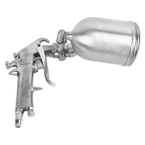 Grind Out Pro Level Coats Without The Headache Using This Heavy Duty Pneumatic Paint Sprayer with aluminum frame and large cup.