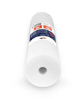 One Micron Sediment Filter Replacement Cartridge For Whole House Water Filtration That Seriously Sharpens Your H2O 20 By 4.5 Fits AP810-2 SDC-45-2005 FPMB5-20 P5-20 FP25B 155358-43 Four Pack showing cylindrical shape and label.