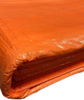 Heavy Duty Insulated Concrete Curing Blanket Cover 6x24 Foot With Foam Core And 8x8 Poly Outer Weave PE Coated Tarp For Construction Cement And Landscaping Weatherproof And Built To Lock In Heat And Moisture For A Stronger Set Orange