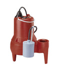 One Half Horsepower Submersible Sewage Pump With Two Inch Discharge LE50 Series Automatic Beefy Cast Iron Construction