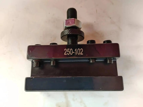Pro Grade Heavy Duty Turning And Boring Tool Holder With Clamp Range From Three Sixteenths To One Half Inch And A V Groove