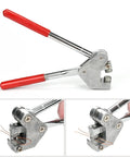 100 Pcs Round Lead Seals Kit With Easy Grip Sealing Pliers And Crimper 10x5mm Seals Red Handle Includes 100m Copper Wire tool