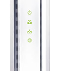 Front view of Ultra Fast DOCSIS 3.1 Cable Modem With Dual 1Gbps Ethernet Ports No Fuss Plug And Play Setup For Xfinity Cox Spectrum