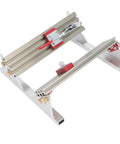 Dead On Positioning And No Sweat Quick Swap For Table Saws And Milling Machines Heavy Duty Aluminum Drawer Slide Jig Locator setup with flip stops.