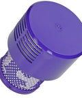 V10 Total Clean Replacement Filter 969082-01 for Dyson Cyclone V10 Vacuums, purple HEPA washable filter, mesh detail visible
