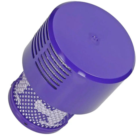 V10 Total Clean Replacement Filter 969082-01 for Dyson Cyclone V10 Vacuums, purple HEPA washable filter, mesh detail visible